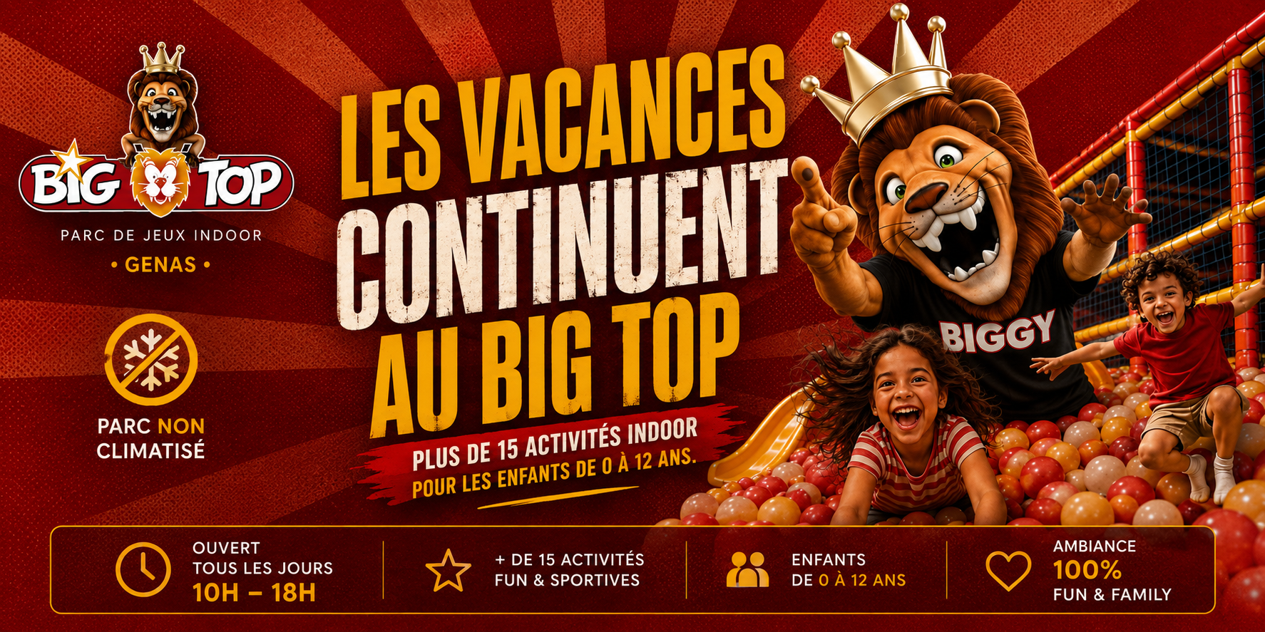 big top été parc de jeux pour enfants à lyon LE PASS ÉTÉ DU BIG TOP PRIX FOU MOINS CHER PARC DE JEUX