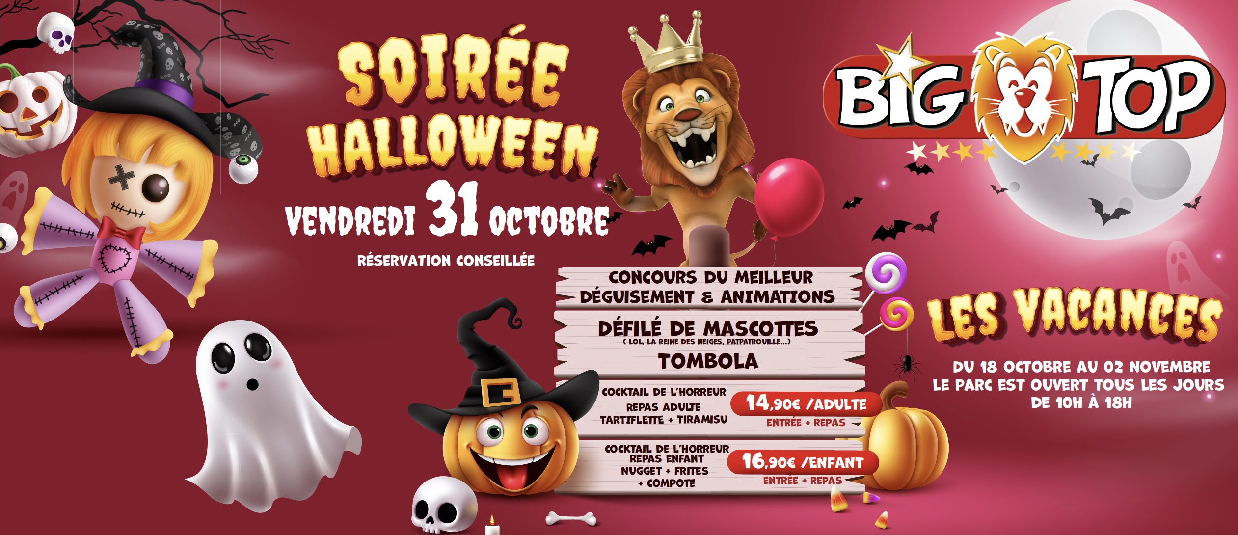 Le Big Top Parc de jeux à Genas, Lyon, est un lieu de divertissement incroyable pour toute la famille. Cette image illustre la diversité des activités disponibles, avec un grand labyrinthe d'aventure sur trois niveaux, proposant des obstacles en mousse pour tester les compétences des enfants en matière d'agilité, d'adresse et de sens de l'orientation. Les enfants peuvent également s'amuser sur une tour infernale, une zone de construction de Lego géants, des tourniquets et un méga toboggan à quatre pistes. C'est un endroit idéal pour passer une journée entière à jouer et à s'amuser en toute sécurité. Découvrez dès maintenant Big Top Parc de jeux à Genas, Lyon, pour des aventures inoubliables en famille !