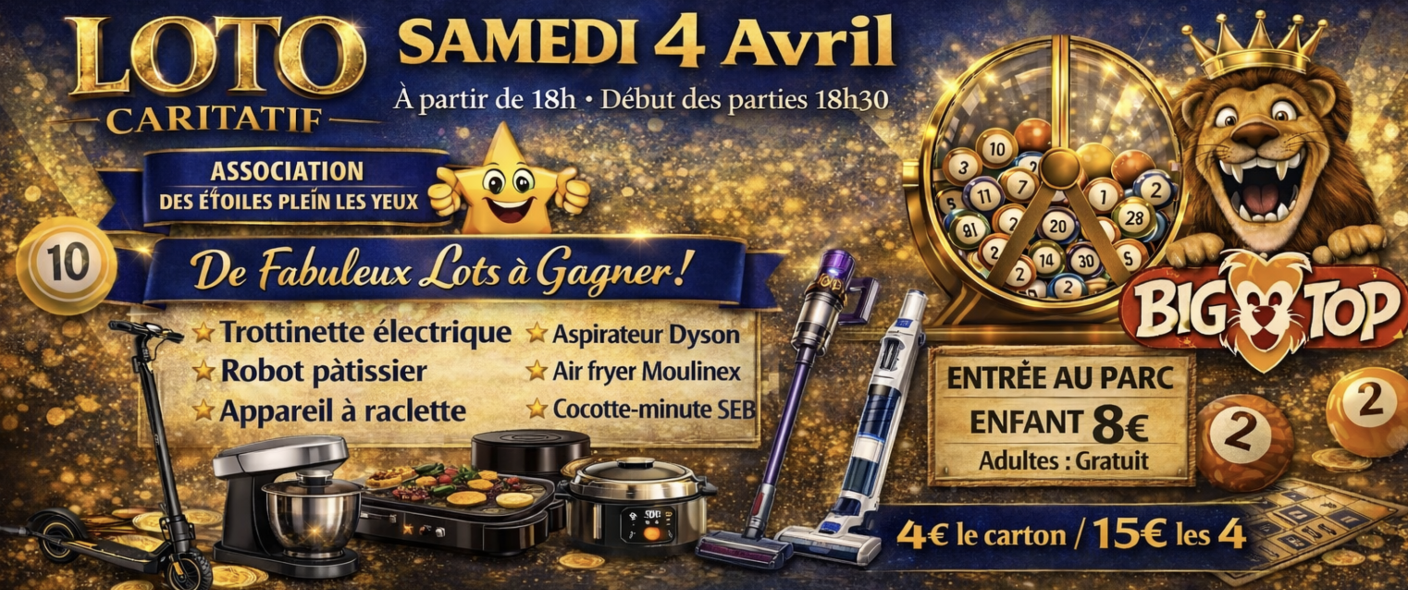 Capture d’écran 2026-03-25 à 12.26.39 Le Big Top Parc de jeux à Genas, Lyon, est un lieu de divertissement incroyable pour toute la famille. Cette image illustre la diversité des activités disponibles, avec un grand labyrinthe d'aventure sur trois niveaux, proposant des obstacles en mousse pour tester les compétences des enfants en matière d'agilité, d'adresse et de sens de l'orientation. Les enfants peuvent également s'amuser sur une tour infernale, une zone de construction de Lego géants, des tourniquets et un méga toboggan à quatre pistes. C'est un endroit idéal pour passer une journée entière à jouer et à s'amuser en toute sécurité. Découvrez dès maintenant Big Top Parc de jeux à Genas, Lyon, pour des aventures inoubliables en famille !